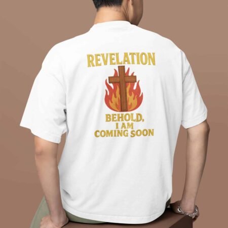 men's christian t shirt “revelation” – behold, i am coming soon